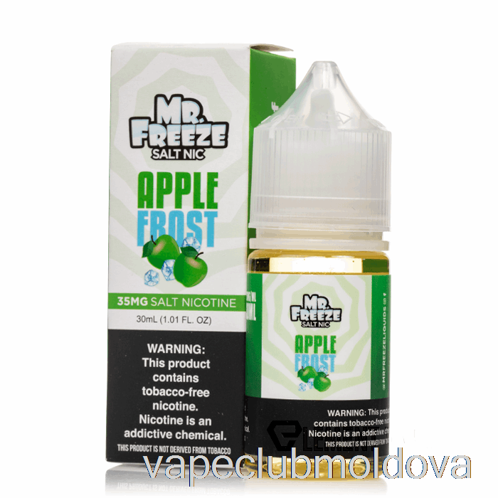 Vape Mod Apple Frost - Săruri Mr Freeze - 30ml 35mg